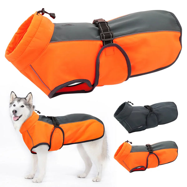 Waterproof Dog Vest Clothes Warm