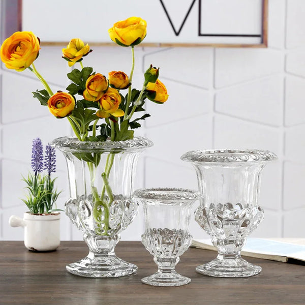 European Style Tall Vases Glass