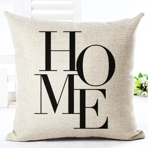 Decorative pillows Simple Word Style