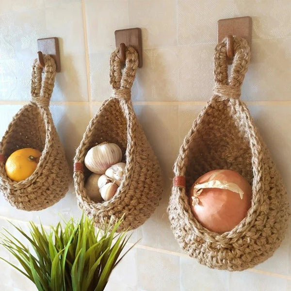 Wall hanging storage basket